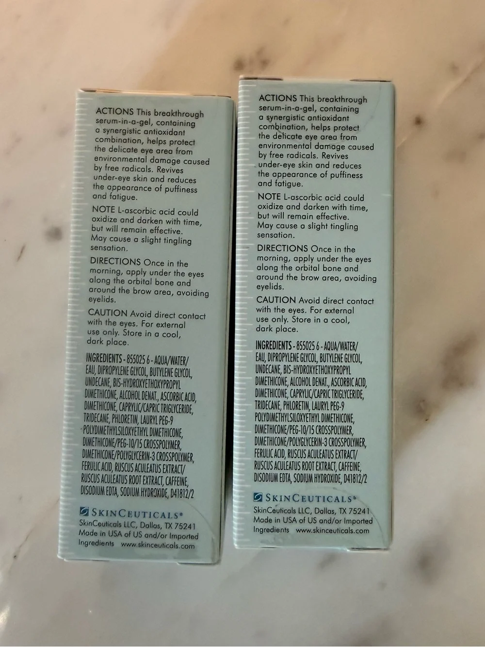 SkinCeuticals AOX+ Eye Gel - Light Blue Packaging